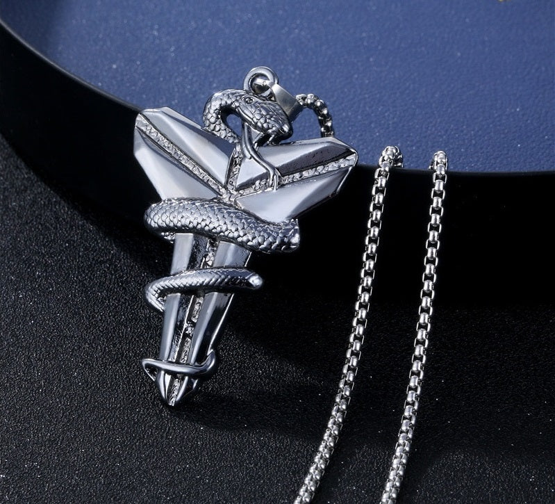 Kobe Mamba Cross Necklace with chain