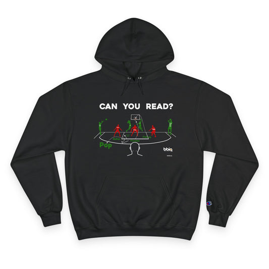 Can you read Champion Hoodie