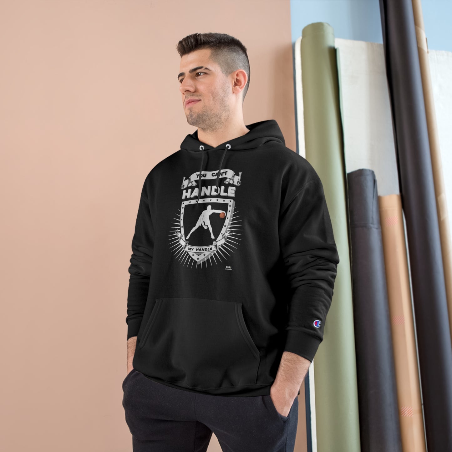 You can't handle my handle Champion Hoodie