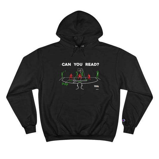 Can you read Champion Hoodie